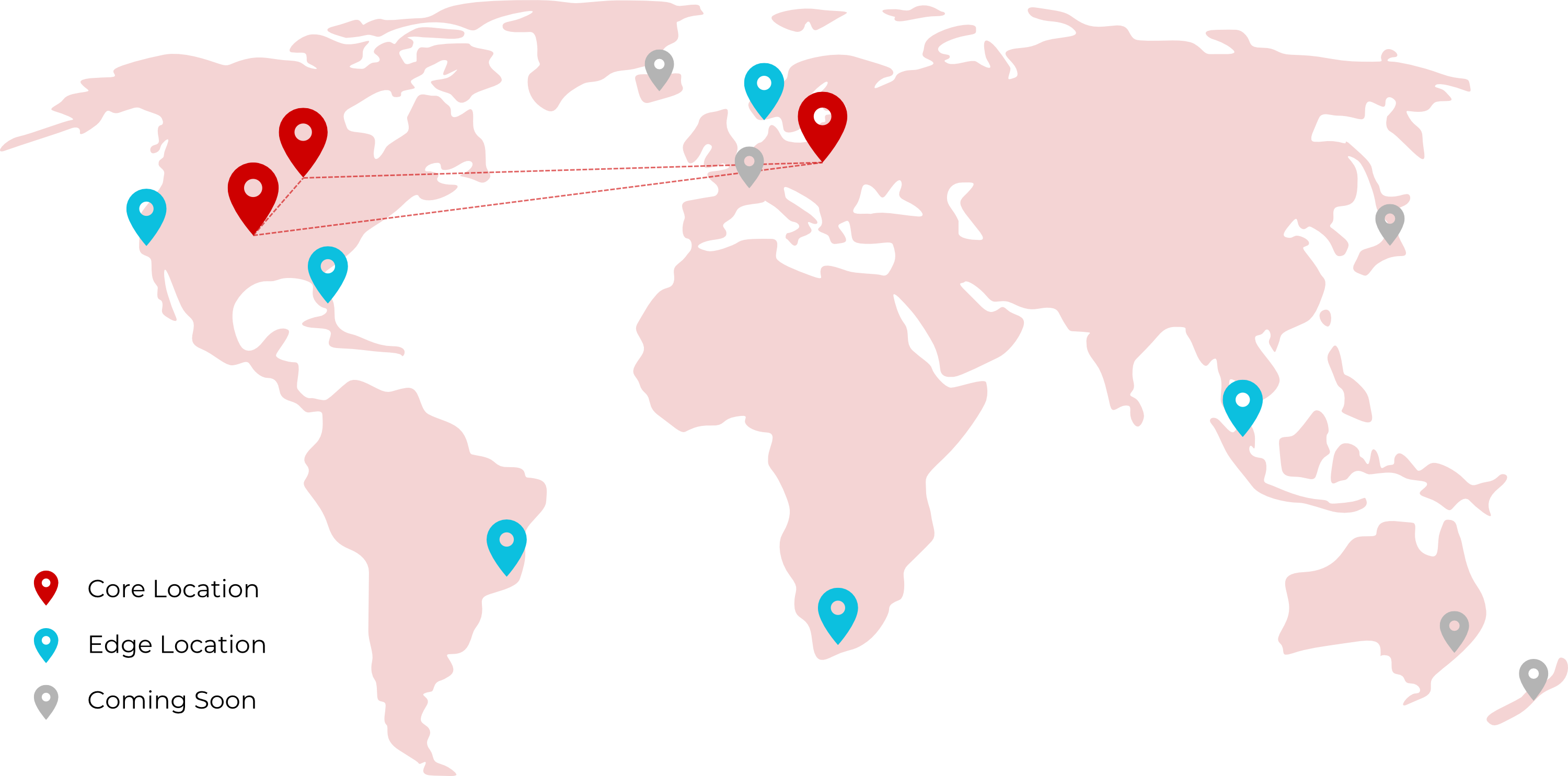 Map of Triplebit network locations